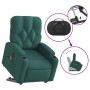 Sillón masaje eléctrico reclinable elevable tela verde oscuro | Foro24|Onlineshop| Casa, Jardín y Más Foro24.es