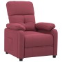 Sillón reclinable de tela rojo tinto de , Sillones - Ref: Foro24-348278, Precio: 179,01 €, Descuento: %