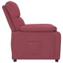 Sillón reclinable de tela rojo tinto de , Sillones - Ref: Foro24-348278, Precio: 179,01 €, Descuento: %