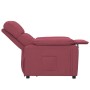 Sillón reclinable de tela rojo tinto de , Sillones - Ref: Foro24-348278, Precio: 179,01 €, Descuento: %