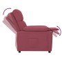 Sillón reclinable de tela rojo tinto de , Sillones - Ref: Foro24-348278, Precio: 179,01 €, Descuento: %