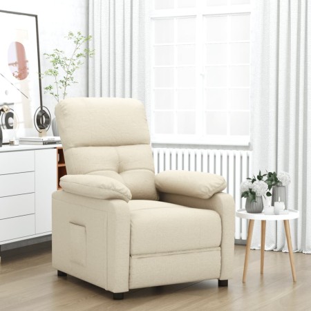 Cream fabric recliner. | Foro24|Onlineshop| Casa, Jardín y Más Foro24.es