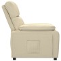 Sillón reclinable de tela crema de , Sillones - Ref: Foro24-348284, Precio: 179,01 €, Descuento: %