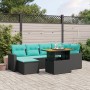 Gartensofa-Set 11-teilig mit beigen Polstern aus synthetischem Rattan von , Gartensets - Ref: Foro24-3274591, Preis: 820,62 €...