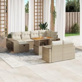 11-piece garden sofa set with beige synthetic rattan cushions by , Garden sets - Ref: Foro24-3276514, Price: 845,51 €, Discou...