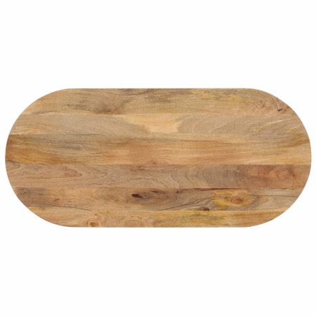 Ovaler Massivholz-Tischplatte aus Mangoholz 120x60x2,5 cm | Foro24|Onlineshop| Casa, Jardín y Más Foro24.es