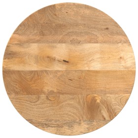 Solid mango wood round table top Ø 60x3.8 cm