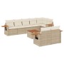 9-piece garden sofa set with beige synthetic rattan cushions | Foro24|Onlineshop| Casa, Jardín y Más Foro24.es