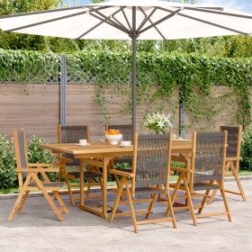 7-piece garden dining set made of polypropylene