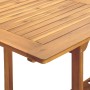 Set de comedor jardín 7 pzas polipropileno madera maciza gris | Foro24|Onlineshop| Casa, Jardín y Más Foro24.es