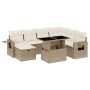 Set de sofás de jardín y cojines 8 piezas ratán sintético beige de , Conjuntos de jardín - Ref: Foro24-3274998, Precio: 664,2...