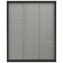 Pleated mosquito net for anthracite aluminum windows 80x100cm by vidaXL, Mosquito nets for windows - Ref: Foro24-148664, Pric...