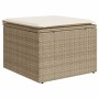 Gartensofa-Set und Kissen, 8-teilig, aus synthetischem Rattan in Beige. von , Gartensets - Ref: Foro24-3266748, Preis: 634,61...