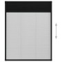 Pleated mosquito net for anthracite aluminum windows 80x100cm by vidaXL, Mosquito nets for windows - Ref: Foro24-148664, Pric...