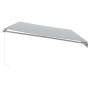 Toldo retráctil manual gris antracita y blanco 600x300 cm | Foro24|Onlineshop| Casa, Jardín y Más Foro24.es