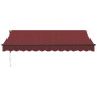 Toldo retráctil automático burdeos 350x250 cm de , Toldos - Ref: Foro24-3310184, Precio: 396,35 €, Descuento: %