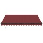 Manual retractable awning in burgundy, 400x300 cm. by , Awnings - Ref: Foro24-3215300, Price: 368,08 €, Discount: %