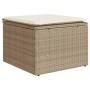 Gartensofa-Set und Kissen, 8-teilig, aus synthetischem Rattan in Beige. | Foro24|Onlineshop| Casa, Jardín y Más Foro24.es