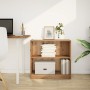 Handcrafted engineered wood oak bookshelf 80x24x76 cm | Foro24|Onlineshop| Casa, Jardín y Más Foro24.es