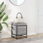 Storage box with Sonoma grey wood lid 40x40x51.5 cm by , Storage baskets - Ref: Foro24-848792, Price: 53,89 €, Discount: %