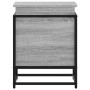 Storage box with Sonoma grey wood lid 40x40x51.5 cm by , Storage baskets - Ref: Foro24-848792, Price: 53,89 €, Discount: %