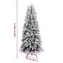 Künstlicher Weihnachtsbaum mit 300 LEDs und flockigem Schnee, 240 cm. von , Weihnachtsbäume - Ref: Foro24-3315767, Preis: 213...