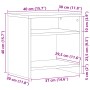 Mesitas de noche 2 uds madera ingeniería envejecida 40x30x40 cm de , Mesitas de noche - Ref: Foro24-855763, Precio: 45,94 €, ...