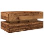 Aged wood coffee table with LED lights 90x50x40 cm by , Coffee table - Ref: Foro24-857718, Price: 97,94 €, Discount: %