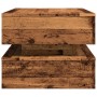 Aged wood coffee table with LED lights 90x50x40 cm by , Coffee table - Ref: Foro24-857718, Price: 97,94 €, Discount: %