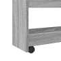 Narrow storage cart 4 levels gray Sonoma wood by , Kitchen and dining carts - Ref: Foro24-855264, Price: 59,39 €, Discount: %