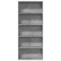 Estantería madera ingeniería gris hormigón 80x30x189cm de , Librerías y estanterías - Ref: Foro24-3314672, Precio: 100,93 €, ...