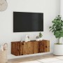 Mueble de TV de pared madera ingeniería envejecida 100x30x30 cm | Foro24|Onlineshop| Casa, Jardín y Más Foro24.es