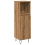 Armario de baño madera de ingeniería roble artisan 30x30x100 cm de , Muebles de baño - Ref: Foro24-857209, Precio: 60,33 €, D...