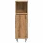 Engineered wood bathroom cabinet in artisan oak, 30x30x100 cm. by , Bathroom furniture - Ref: Foro24-857209, Price: 60,33 €, ...