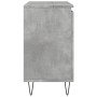 Engineered wood bathroom cabinet in concrete grey, 58x33x60 cm. by , Bathroom furniture - Ref: Foro24-857216, Price: 49,48 €,...