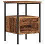 Mesitas de noche 2 uds madera ingeniería envejecida 34x36x50 cm de , Mesitas de noche - Ref: Foro24-857263, Precio: 80,53 €, ...