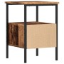 Mesitas de noche 2 uds madera ingeniería envejecida 34x36x50 cm de , Mesitas de noche - Ref: Foro24-857263, Precio: 80,53 €, ...