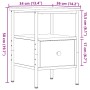 Mesitas de noche 2 uds madera ingeniería envejecida 34x36x50 cm de , Mesitas de noche - Ref: Foro24-857263, Precio: 80,53 €, ...