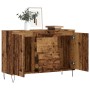 Aparador de madera de ingeniería envejecida 104x35x70 cm de , Tocadores de baño - Ref: Foro24-857268, Precio: 119,10 €, Descu...