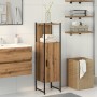 Armario de baño madera ingeniería roble artisan 33x33x120,5 cm de , Tocadores de baño - Ref: Foro24-857707, Precio: 70,28 €, ...