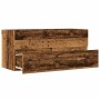 Bathroom cabinet made of aged engineered wood, measuring 100x38.5x45 cm. by , Bathroom furniture - Ref: Foro24-856252, Price:...