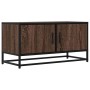 TV stand made of metal and engineered wood in brown oak, measuring 80x34.5x40 cm. | Foro24|Onlineshop| Casa, Jardín y Más Foro24.es