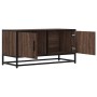 TV stand made of metal and engineered wood in brown oak, measuring 80x34.5x40 cm. | Foro24|Onlineshop| Casa, Jardín y Más Foro24.es