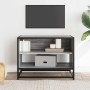 Mueble TV madera ingeniería y metal roble ahumado 61x40x46 cm | Foro24|Onlineshop| Casa, Jardín y Más Foro24.es