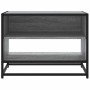 Mueble TV madera ingeniería y metal roble ahumado 61x40x46 cm de , Muebles TV - Ref: Foro24-848882, Precio: 51,87 €, Descuent...