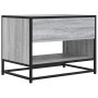 Mueble TV madera ingeniería y metal roble ahumado 61x40x46 cm de , Muebles TV - Ref: Foro24-848882, Precio: 51,87 €, Descuent...