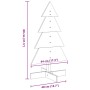 Weihnachtsbaum aus massivem Kiefernholz, braun gewachst, 80 cm | Foro24|Onlineshop| Casa, Jardín y Más Foro24.es