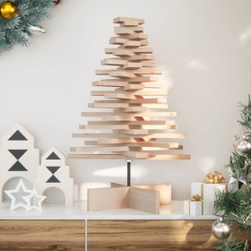 Árbol de Navidad de madera de adorno madera maciza pino 80 cm de , Arboles de navidad - Ref: Foro24-858201, Precio: 71,43 €, ...