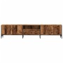 TV stand with aged engineered wood drawer 200x25x44 cm by , TV Furniture - Ref: Foro24-857696, Price: 122,85 €, Discount: %