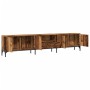 Mueble TV con cajón madera ingeniería envejecida 200x25x44 cm de , Muebles TV - Ref: Foro24-857696, Precio: 122,85 €, Descuen...